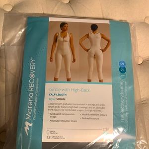 Marena Recovery girdle with High-Back medical compression (NWT)
